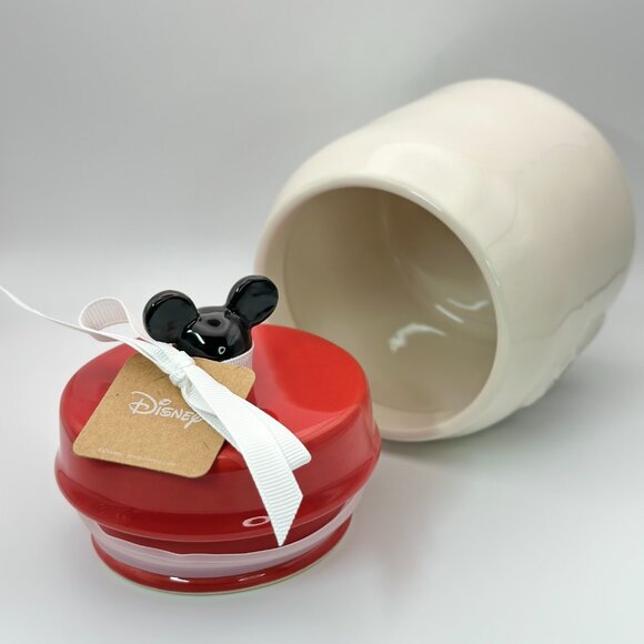 Mickey and Minnie Mouse jar by Rae Dunn | Treat jar by Rae Dunn | Cookie jar - Picture 6 of 6
